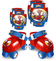 Marvel Spidey Rolschaatsen Met Bescherming /Blauw rood Maat 23-27