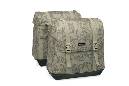 New Looxs Alba Dubbele Tas Bamboo 42L Zandkleurig