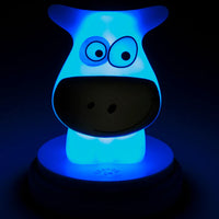 CMNL Nachtlampje, koe, blauw