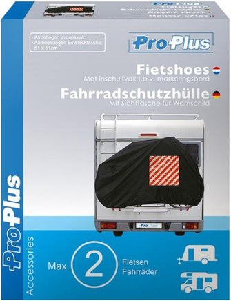 Proplus Fietshoes Voor 2 Fietsen Polyester Zwart