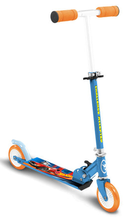 Mattel Hot Wheels 2-Wiel Kinderstep Opvouwbaar Voetrem Blauw blauw/oranje