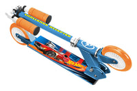 Mattel Hot Wheels 2-Wiel Kinderstep Opvouwbaar Voetrem Blauw blauw/oranje