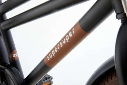 Supersuper Cooper Jongens Terugtraprem matzwart 29 cm 20 inch