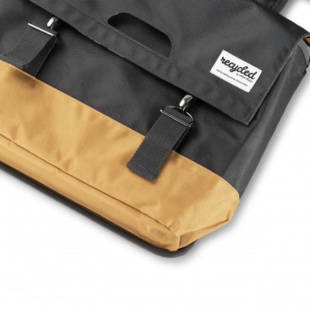 Urban Proof Dubbele Fietstas Gerecycled Pet 40 Liter Golden Yellow