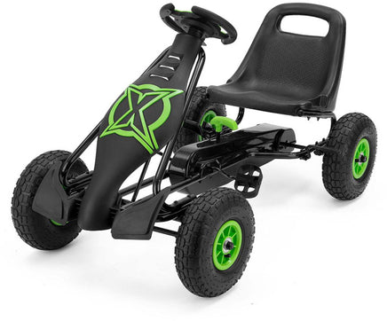 Xootz Viper Go Kart Junior Zwart/Groen
