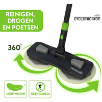 Starlyf Elektrische Mop Zwart/Groen