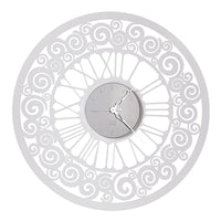 BeoXL - Wandklok Modern Italiaans wandontwerp met Rococo-spiralen