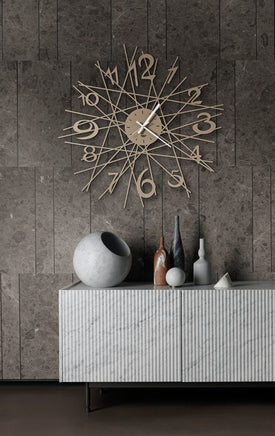 BeoXL - Wandklok Italiaans Design Zig Zag Arti e Mestieri  
