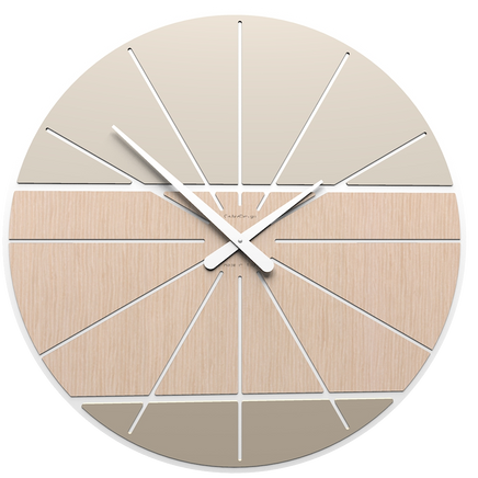 BeoXL - WANDKLOK SENNA WENGE MODERN DESIGN LROSE
