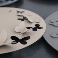 BeoXL - Wandklok Modern Italiaans ontwerp "Butterfly Spring"