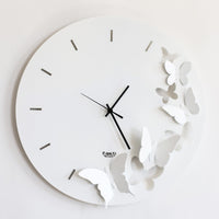 BeoXL - Wandklok Modern Italiaans ontwerp "Butterfly Spring"