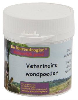 Dierendrogist Veterinaire Wondpoeder Hond/Kat 50 GR