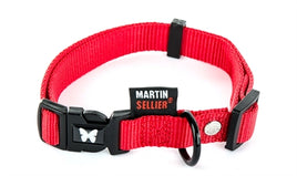 Martin Halsband Nylon Rood Verstelbaar