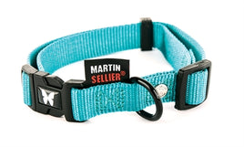 Martin Halsband Nylon Turquoise Verstelbaar