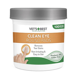 Vets Best Clean Eye Round Pads 100 ST