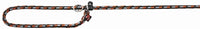 Trixie Hondenriem Mountain Rope Retriever Zwart / Oranje