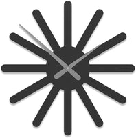 BeoXL - Callea Italian Design Wandklok Wandklok ASTERIX zwart