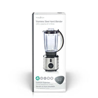 Nedis Kabl210Cal Staande Blender 500 W 1,5 L Roestvrij Staal