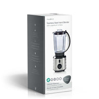 Nedis Kabl210Cal Staande Blender 500 W 1,5 L Roestvrij Staal