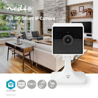 Nedis Wifici40Cwt Smartlife Camera Voor Binnen Full Hd 1080P Cloud / Microsd Nachtzicht Android&Trade; &amp; Ios Wi-Fi Wit