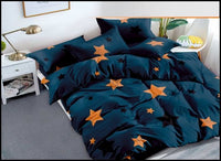 BeoXL Dekbedovertrek Design Dreamz STAR 200 x 220 cm blauw
