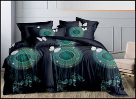 BeoXL Dekbedovertrek Design Dream Catcher Blauw Groen 140x200