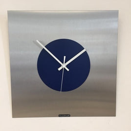 BeoXL - Wandklok THE SQUARE - RAPSODIE IN BLUE - MODERN DUTCH DESIGN