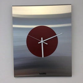 BeoXL - Wandklok Time Square RED Modern Design