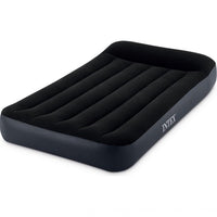 Intex 64146 Pillow Rest Classic Twin Luchtbed + Pomp 99X191X25 Cm Zwart