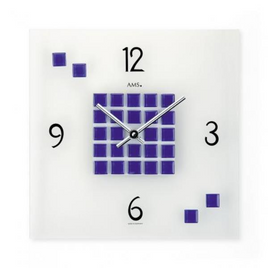 BeoXL - Wandklok MOSAIC PURPLE MODERN DESIGN