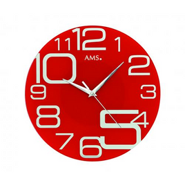 BeoXL - Wandklok RED HOT Modern Design