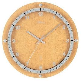 BeoXL - Wandklok met massief houten rand modern design
