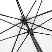 Falcone Paraplu 120 Cm Polyester Transparant/Zwart