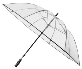 Falcone Paraplu 120 Cm Polyester Transparant/Zwart