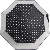 Falconetti Paraplu 24 X 90 Cm Polyester Zwart/Transparant
