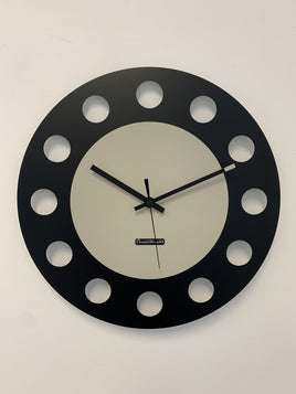 Wandklok ChantalBrandO CETARA BLACK & GREY -- MODERN DESIGN --