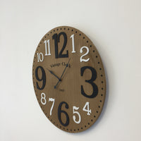 BeoXL - Wandklok Vintage WOOD Design