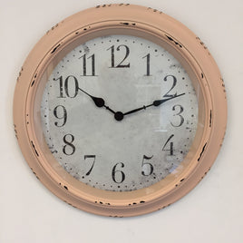 BeoXL - Wandklok Portofino Roze Vintage