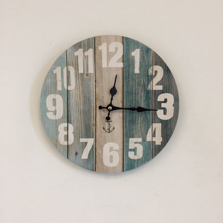 BeoXL - Wandklok On The Beach Vintage Retro