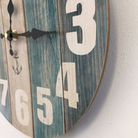 BeoXL - Wandklok On The Beach Vintage Retro