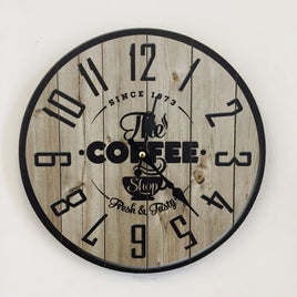 BeoXL - Wandklok COFFEE 1873 VINTAGE INDUSTRIEEL