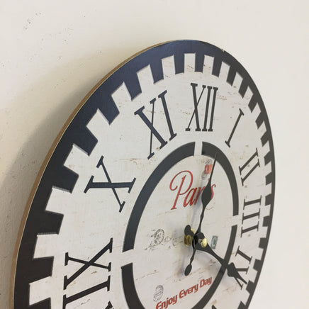 BeoXL - Wandklok Paris Enjoy Industrieel Vintage