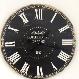 BeoXL - Wandklok hotel de Ville 1885 Vintage Industrieel