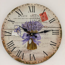 BeoXL - Wandklok Lavender Landelijk design