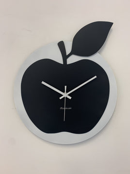 Wandklok ChantalBrandO BLACK APPEL -- MODERN DESIGN --