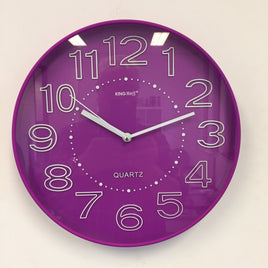 BeoXL - Wandklok Lumina Violet Modern Design