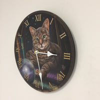 BeoXL - Wandklok voor kinderen met kat