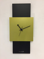 BeoXL - Wandklok Black-Line & LIME GREEN Modern Design