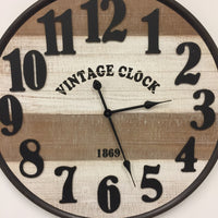 BeoXL - Wandklok XXL Vintage 1869 Industrieel Design
