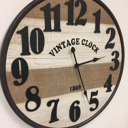 BeoXL - Wandklok XXL Vintage 1869 Industrieel Design